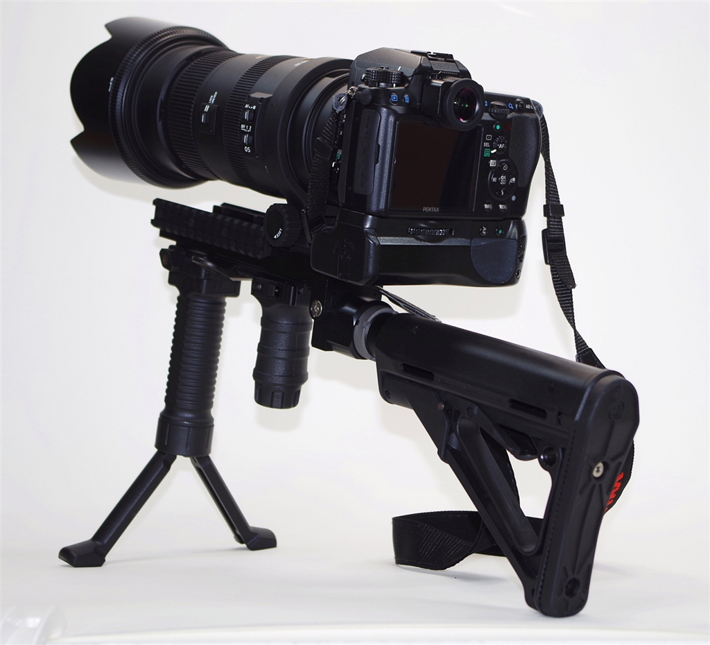 価格.com - 『望遠レンズ用ストックを制作！』シグマ APO 50-500mm F4.5-6.3 DG OS HSM [ペンタックス用