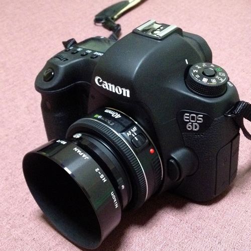 Canon EF 40mm F2.8 STM パンケーキ F-Fotoフードキヤノン - レンズ(単 