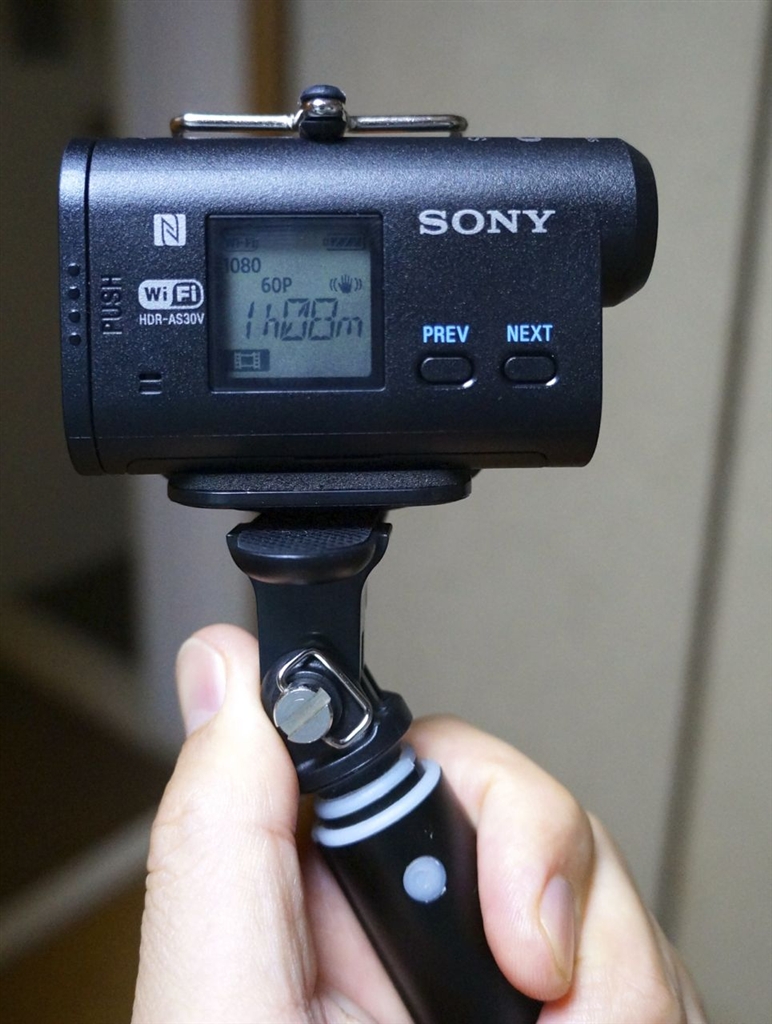 価格.com - 『スマホ用のクリップに取付ています。』SONY HDR-AS30V mocatさんのレビュー・評価投稿画像・写真「大阪