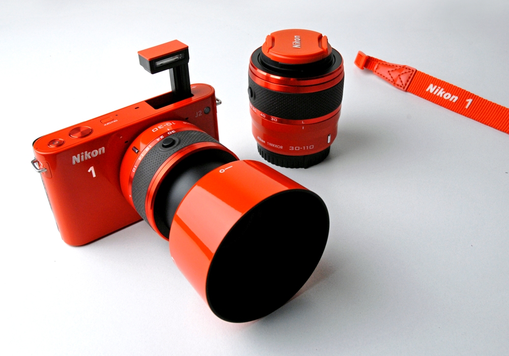 ニコン Nikon 1 J2 ダブルズームキット (レッド) デジタル一眼 ニコン