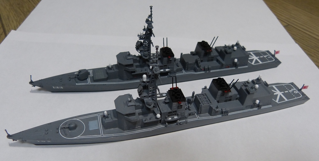 価格.com - 青島文化教材社 1/700 ウォーターライン No.002 海上自衛隊 護衛艦 はるさめ  鐵屋さんのレビュー・評価投稿画像・写真「むらさめ型汎用護衛艦 呉製です」[167000]