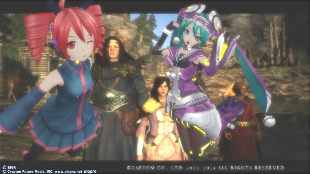 価格 Com ドラゴンズドグマを背景に Sega 初音ミク Project Diva F 2nd Ps3 テトラポット さんのレビュー 評価投稿画像 写真 難しい