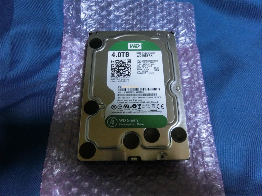 価格.com - 『WD40EZRX本体』WESTERN DIGITAL WD40EZRX [4TB SATA600] r7bypassさんの ...