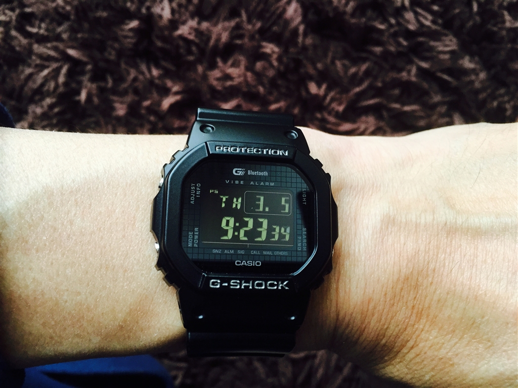 価格.com - 『さっそく装着』カシオ G-SHOCK GB-5600B-1JF  m_hiroseさんのレビュー・評価投稿画像・写真「使いやすいのですが・・・」[228790]