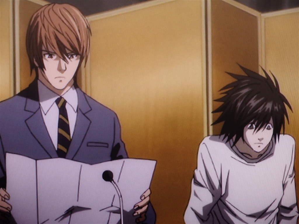 価格 Com アニメ Death Note Vol 3 Vpby Dvd 猫の名前はシロちゃんさんの レビュー 評価投稿画像 写真 Lがライトに疑いの目を向けていきます