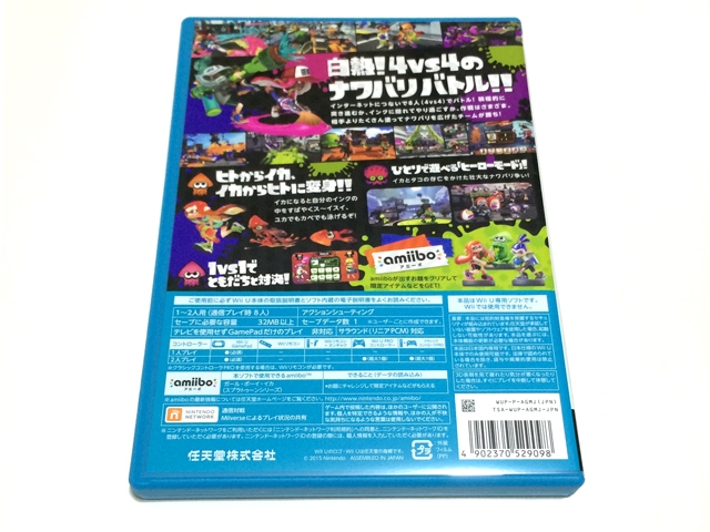 価格 Com パッケージ背面 任天堂 Splatoon スプラトゥーン みかめ ゆきよみさんのレビュー 評価投稿画像 写真 3分間バトルが絶妙 上手い人も下手な人も塗りまくろう 2403