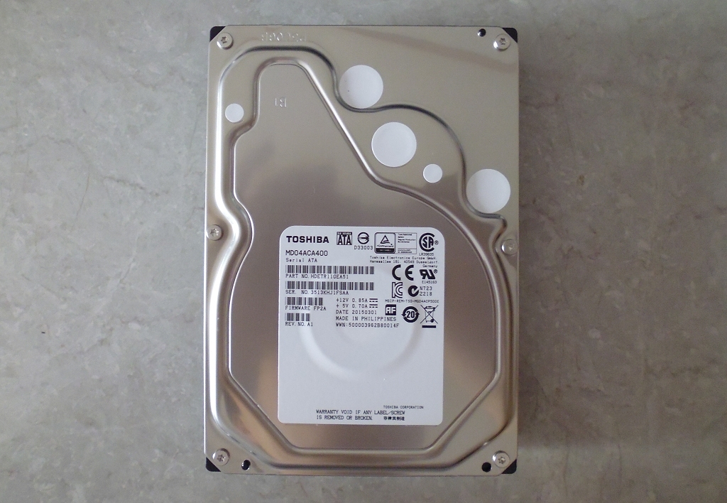 価格.com - 『本体』東芝 MD04ACA400 [4TB SATA600 7200] kokonoe_hさんのレビュー・評価投稿画像 ...