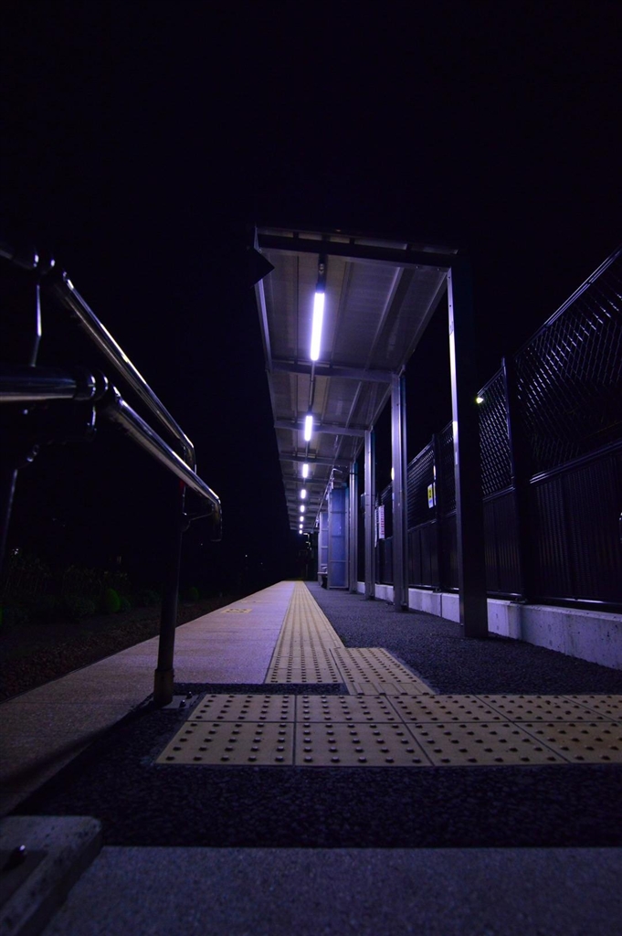 『夜の烏山線鴻野山駅、近くの物は大きく、遠い物は小さい、これこそ広角の世界！』TOKINA AT-X 11-20 PRO DX NAF [ニコン用] うーらv2さんのレビュー・評価画像3/3
