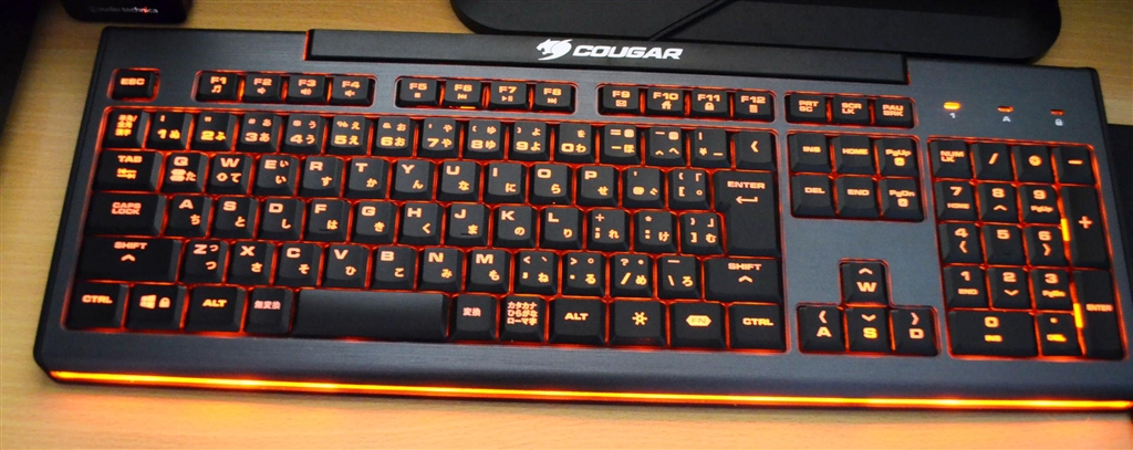 価格 Com Cougar 0k Gaming Keyboard Cgr Wxnmb 0 マットブラック Kond77さんのレビュー 評価投稿画像 写真 少し眩しいかも