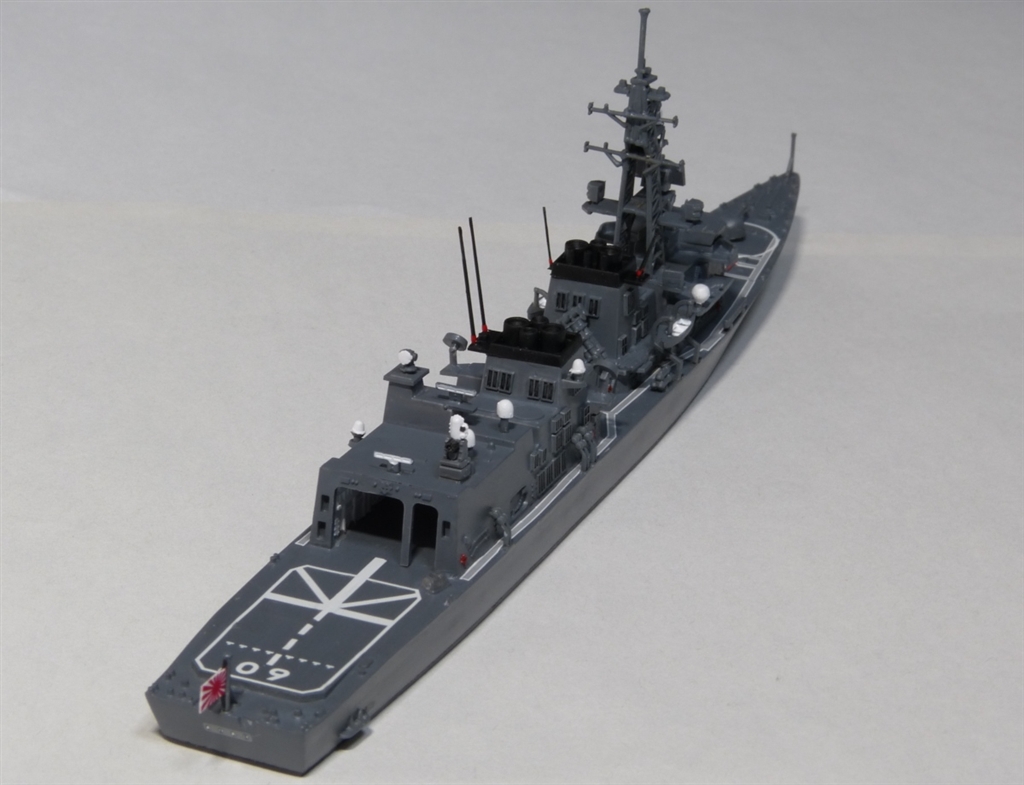 1/700 ピットロード JP19 海上自衛隊 護衛艦 DD-120 しらぬい 塗装済