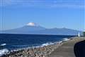 御浜岬からの富士山