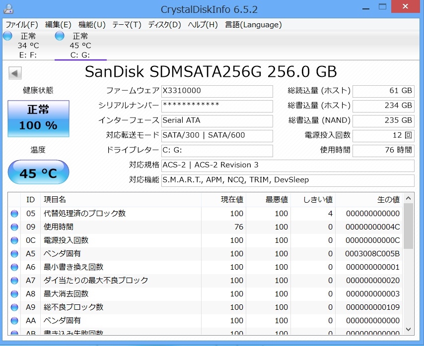 価格 Com Ssdとhddの温度差 Sandisk ウルトラ Ii Msata Ssd Sdmsata 256g G25c Mizzokさんのレビュー 評価投稿画像 写真 Msatsのssdでノートpcのデュアルドライブは初挑戦でした 278710