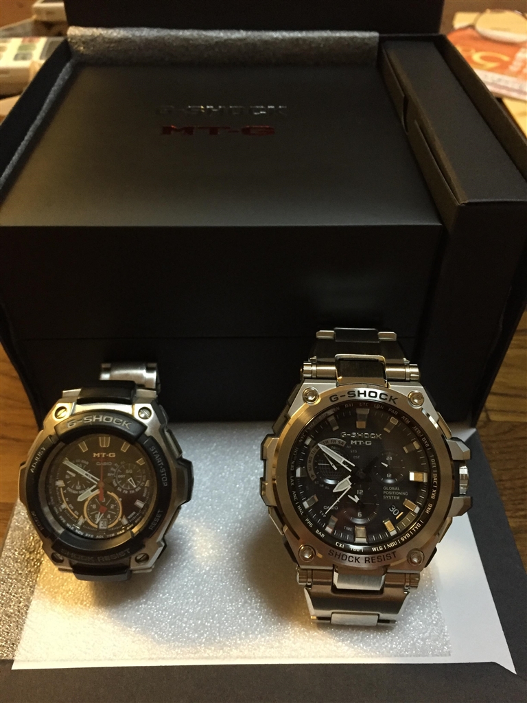 価格.com - 『旧MTGとの比較』カシオ G-SHOCK MT-G MTG-G1000D-1A2JF