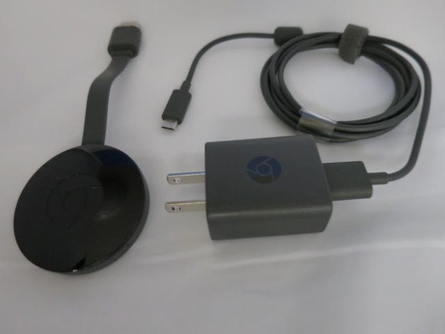 美品✨Google Chromecast グーグル クロームキャスト 黒 箱付き 価格.com - 『Chromecast付属品一式』Google Chromecast