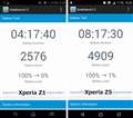 Geekbench 3 �o�b�e���[�e�X�g