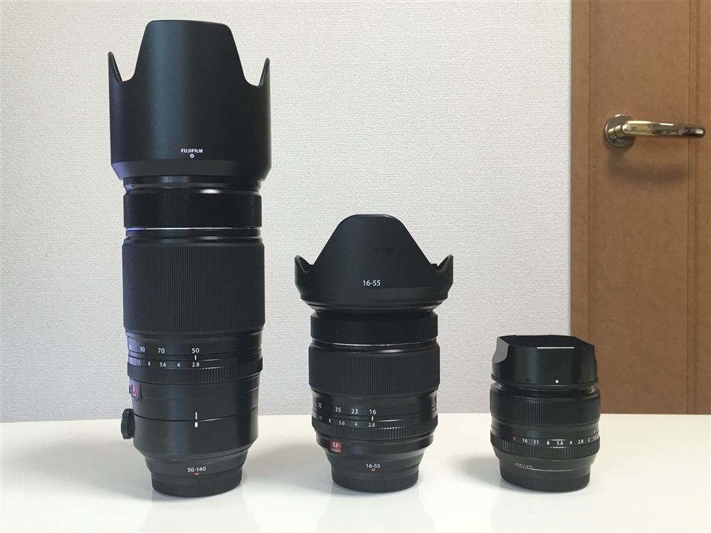 価格 Com 左から 50 140 16 55 35 富士フイルム フジノンレンズ Xf50 140mmf2 8 R Lm Ois Wr メガネ屋のモアイさんのレビュー 評価投稿画像 写真 ｘｆシリーズの最高峰