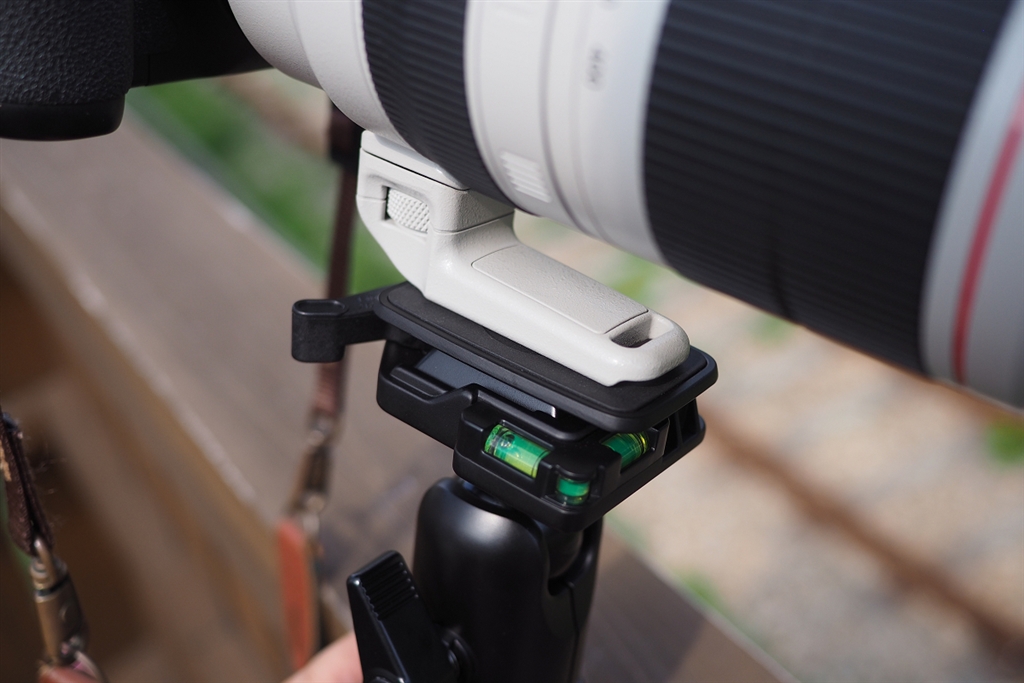 カメラ三脚  マンフロット 価格.com - 『100-400L2の三脚座にシューがぴったり