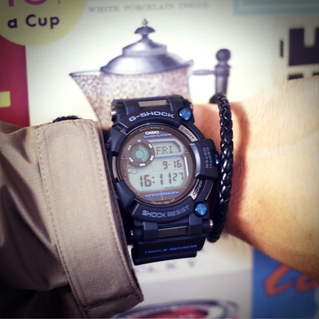 価格.com - カシオ G-SHOCK マスター オブ G フロッグマン GWF-D1000B-1JF 柚トラさんのレビュー・評価投稿画像