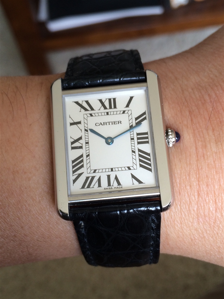 カルティエ タンクソロLM w5200003 - 腕時計(アナログ)