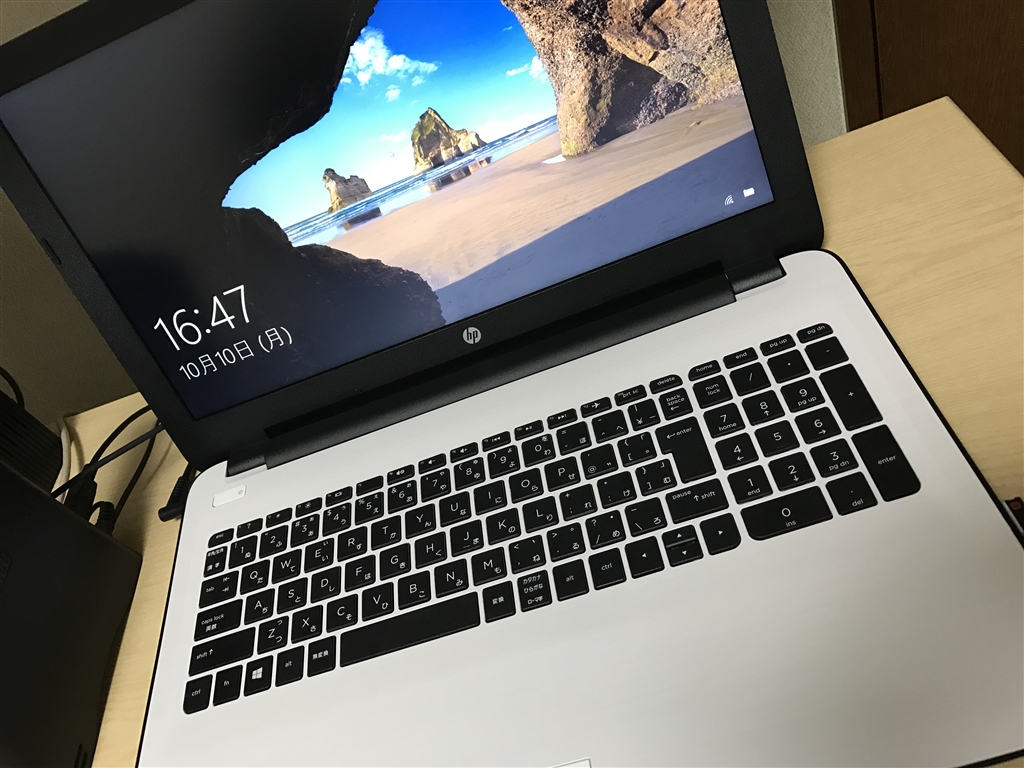 超美品　ノートPC HP 15-ba000 フルHD非光沢&クアッドコア搭載モデル　メモリ4GB HDD 500GB CPUスコア 2279 バッテリー良好 ノートパソコン HP HP 15-ba000 価格.com限定 フルHD非光沢\u0026クアッドコア搭載モデル