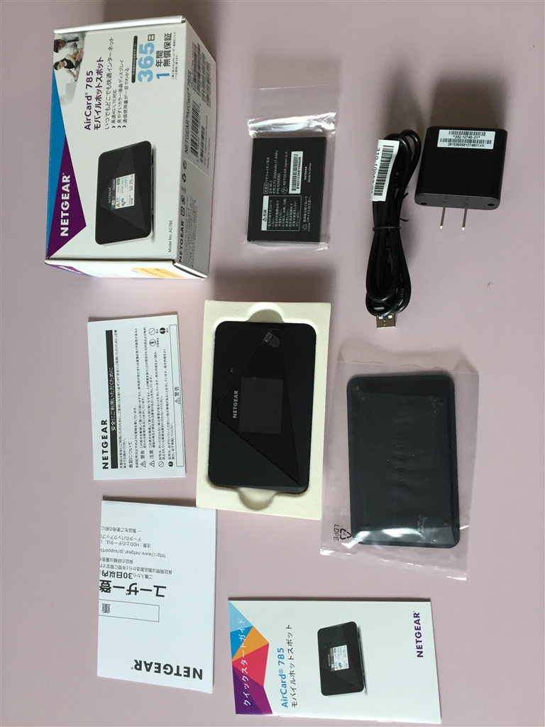 価格.com - 『包装はシンプル、カサカサ音がしたような。』NETGEAR AirCard AC785 AC785-100JPS まっすー ...