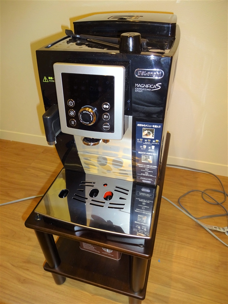 価格.com - 『ラバーラック棚板で作った台と本機』デロンギ