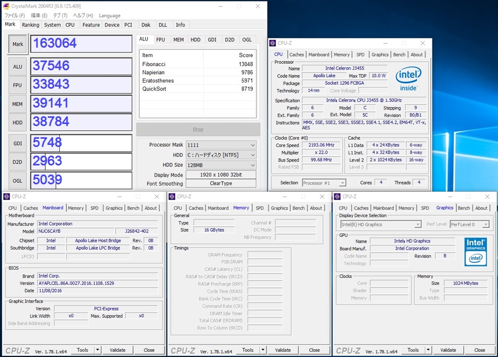 価格 Com 侮っていた 十分な性能 メモリ 8gbｘ2 インテル Nuc Mini Pc Boxnuc6caysajr Takesi 38さんのレビュー 評価投稿画像 写真 良コスパ Win10 Minipc