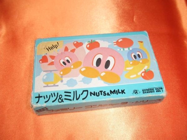 価格 Com 当時のファミコン版パッケージ コナミ ナッツ ミルク ファミリーコンピュータ ダウンロード版 酒缶さんのレビュー 評価投稿画像 写真 見た目より全然難しいけどまるごと保存で全５０面制覇を目指そう