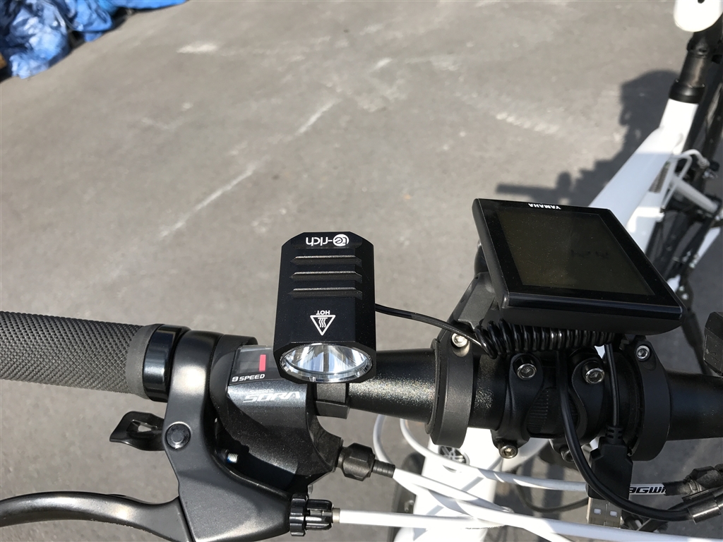 価格 Com 1200ルーメンライト取付メチャ明るい ヤマハ Ypj C ピュアホワイト 専用充電器 サイレント90さんのレビュー 評価投稿画像 写真 初めてのアシストバイク 355191