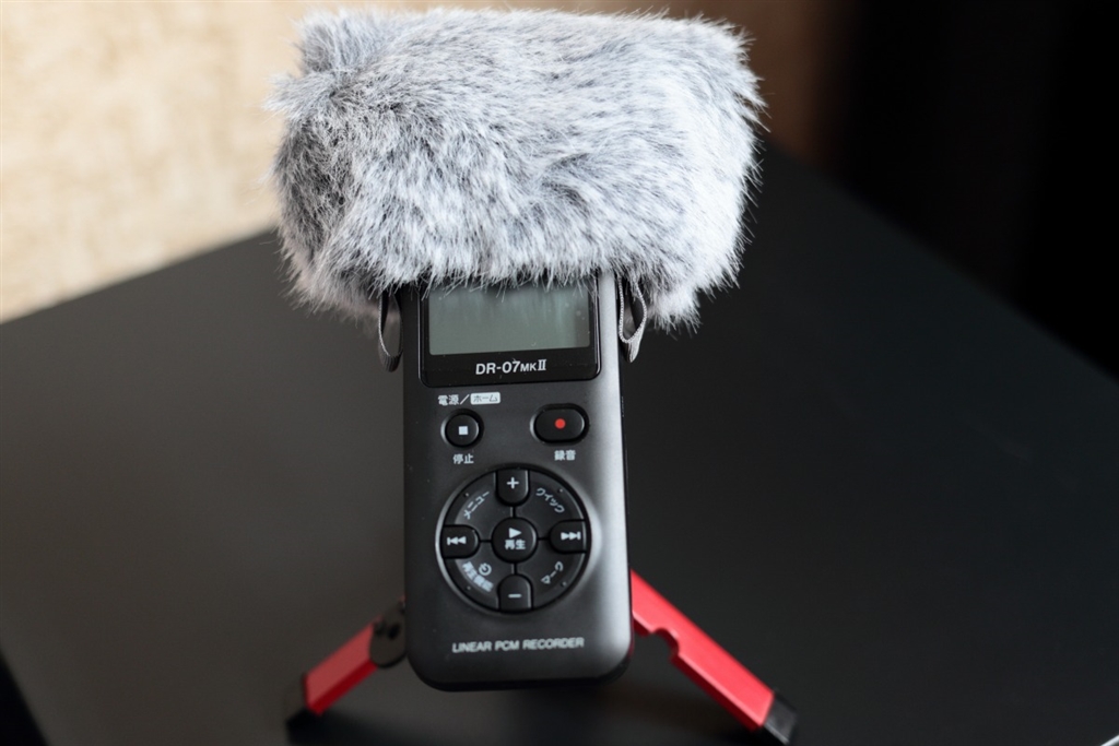 TASCAM DR-07MkII ICレコーダー DR-07MKII | Portable Digital Recorder with Adjustable Microphones