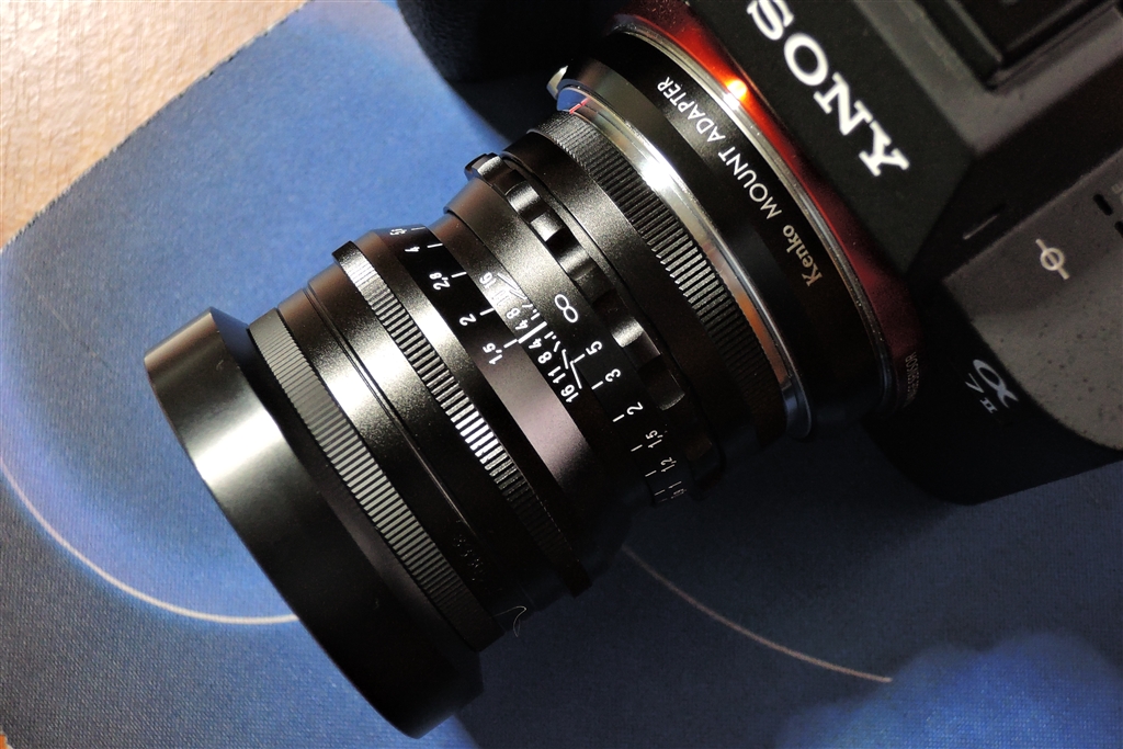 価格.com - 『α7Ⅱ+NOKTON Vintage Line 50mm F1.5』コシナ フォクトレンダー NOKTON vintage  line 50mm F1.5 Aspherical VM [ブラック]  なんばやきさんのレビュー・評価投稿画像・写真「中古で購入しました,やや高かったですが満足です」[365349]