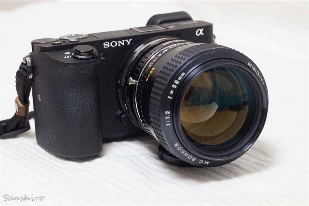 ビンテージレンズ Rokkor 58mm 混む f1.2 Minolta ビンテージレンズ Rokkor 58mm 混む f1.2 Minolta