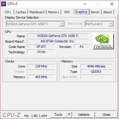 Fashion gtx 1050 ti cpu z