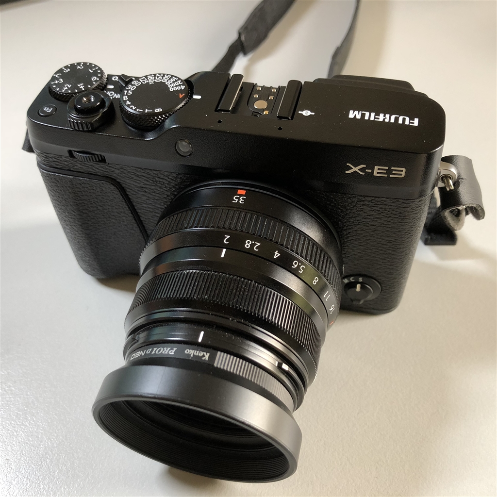 価格.com - 『XF35mmF2との組み合わせ、非常に軽いです』富士フイルム FUJIFILM X-E3 ボディ [ブラック] Pirori  B.さんのレビュー・評価投稿画像・写真「気軽に持ち出せ、スマホに転送しSNSに簡単に画像をアップ可能」[371347]