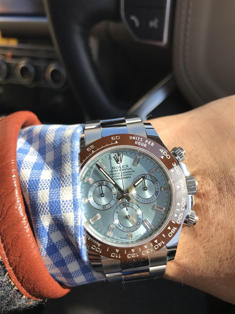 価格 Com ロレックス コスモグラフ デイトナ a オイスターブレスレット アイスブルー フワ君さんのレビュー 評価投稿画像 写真 ダイヤ入りが間違いない