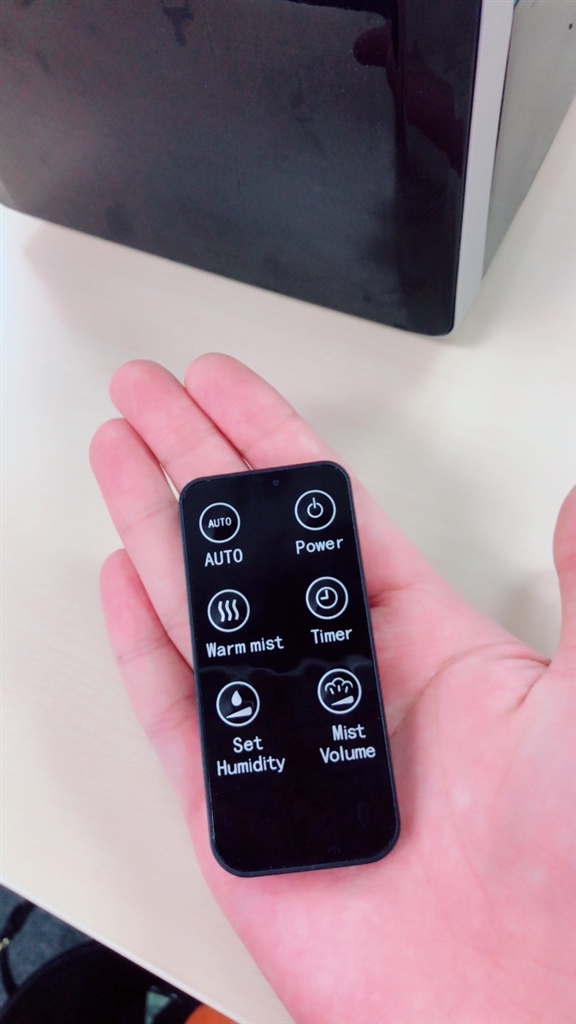 価格 Com コンパクトなリモコン Maxzen Ks Mx601 B ブラック Premoa A Price T Kogureさんのレビュー 評価投稿画像 写真 ハイブリット加湿器