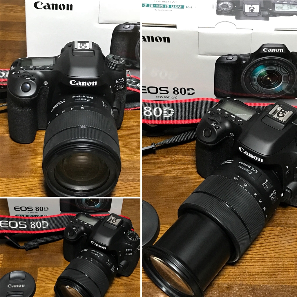 無地・新色登場！ Canon EOS 80D(W) EF-S18-135 IS USM レンズ