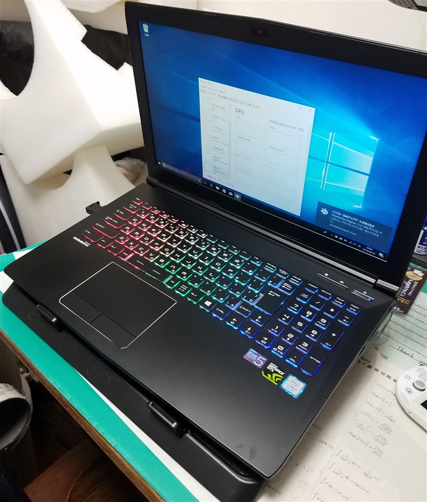 価格.com - 『虹色に光るキーボード』ドスパラ GALLERIA GCF1070GF i7