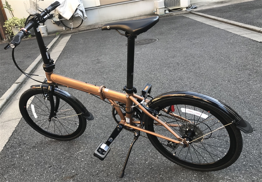価格 Com マッドガードは純正オプション Dahon Speed Falco 18年モデル カッパーゴールド Heavensgateさんのレビュー 評価投稿画像 写真 速い カッコイイ