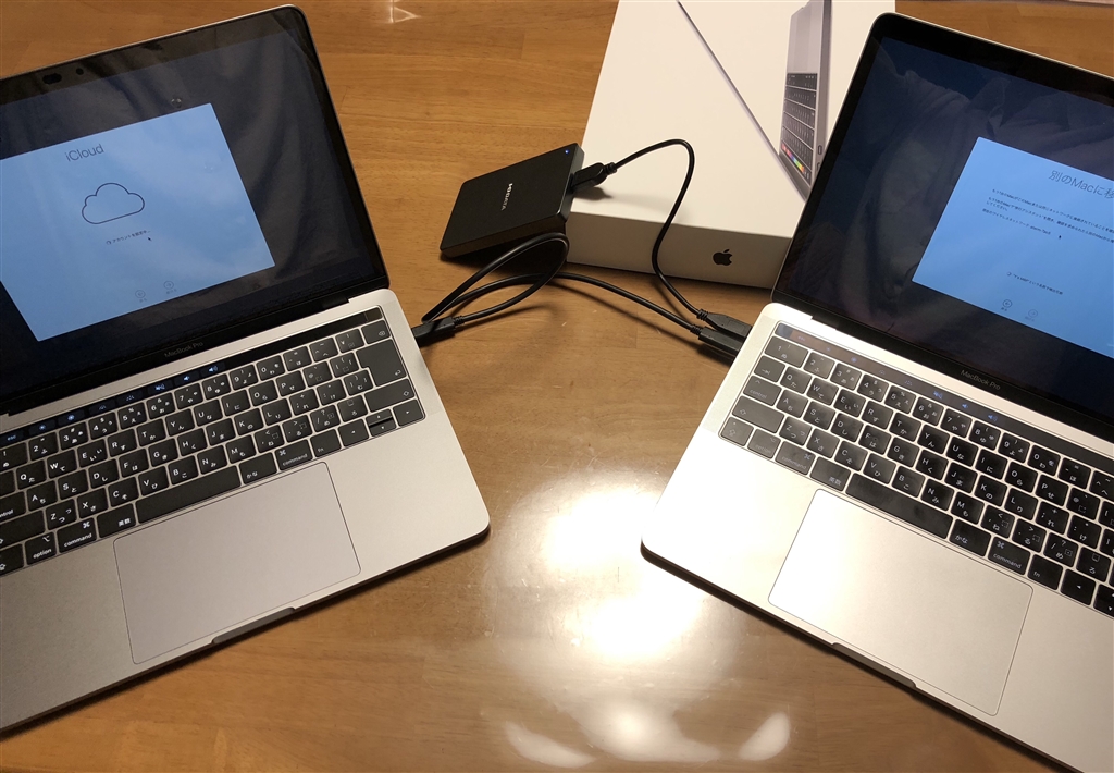 価格.com - 『USB-Cで直接繋いで移行アシスタントを使うのが最速でした』Apple MacBook Pro Retinaディスプレイ