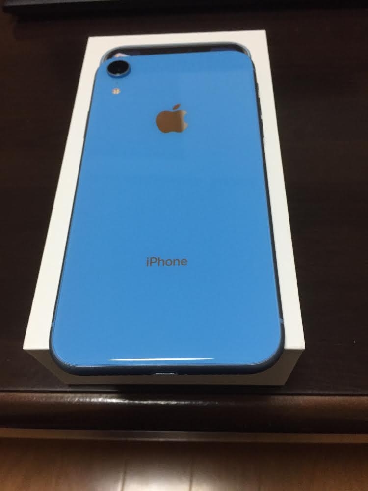 最終価格　iPhone XR 128GB ブルー