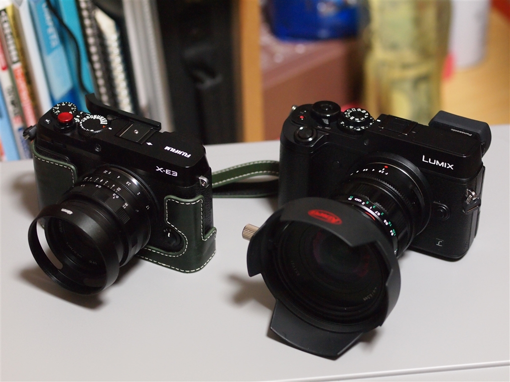 価格.com - 『FUJIのX-E3との大きさ比較』パナソニック LUMIX DMC-GX8