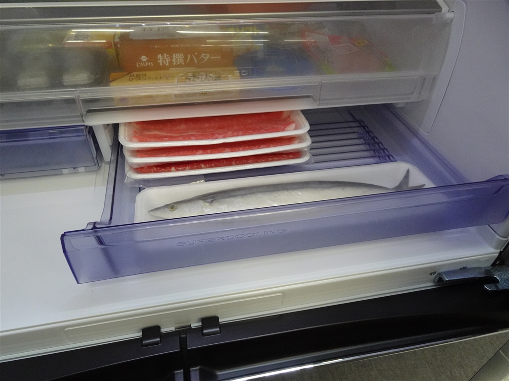 価格.com - 『チルト室の下には肉魚専用の氷点下ストッカーも』三菱