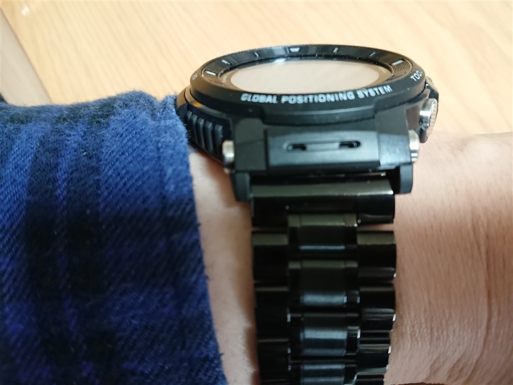 価格 Com ベルトの交換 カシオ Smart Outdoor Watch Pro Trek Smart Wsd F30 Bk ブラック Emui さんのレビュー 評価投稿画像 写真 バッテリーが切れても時計として使えるスグレモノ