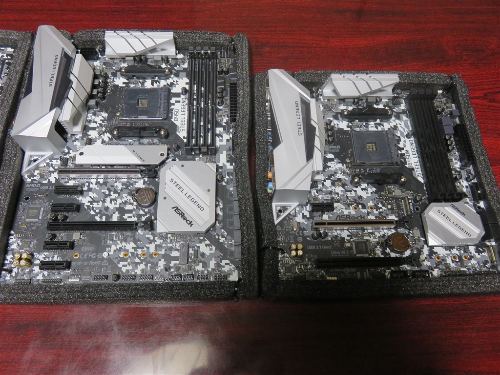 価格.com - 『ATX版とMATX版の比較』ASRock B450 Steel Legend 初心者