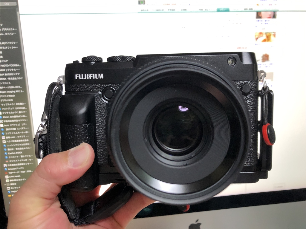 FUJIFILM GFX 50R用 ハンドグリップ（黒檀/エボニー)-