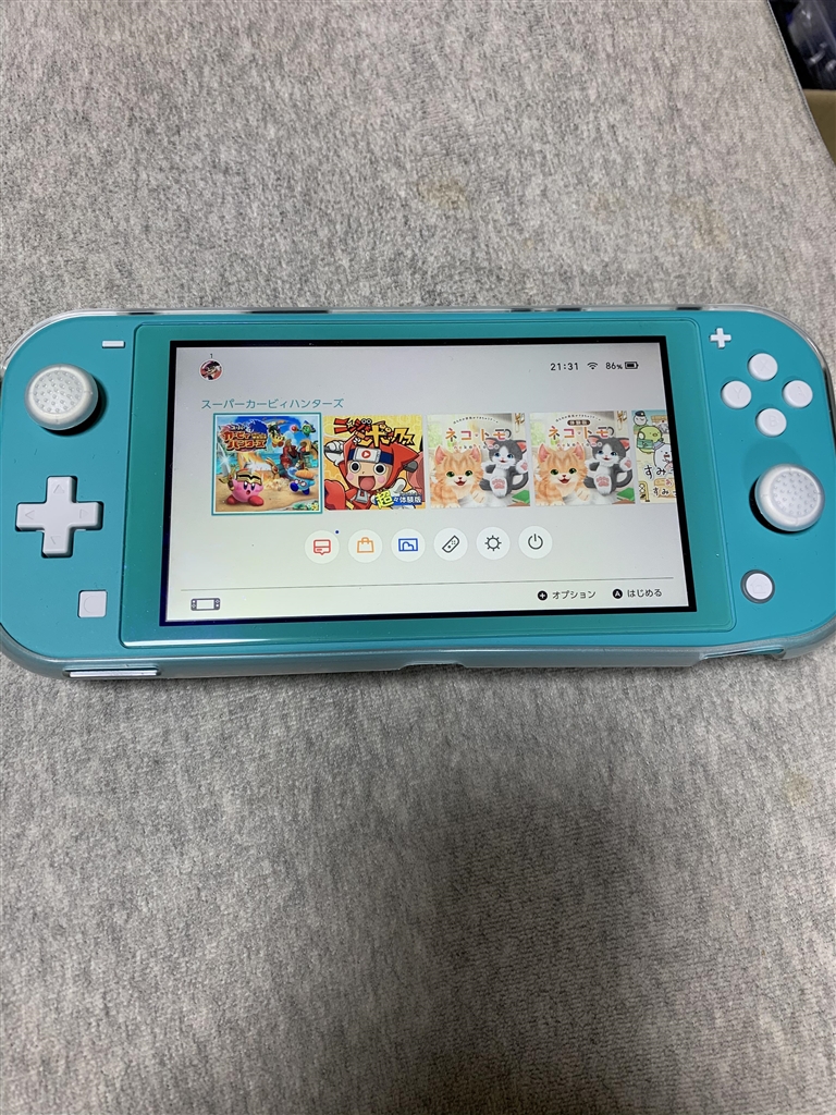 Nintendo switch lite(ターコイズブルー)オプション付き - テレビゲーム