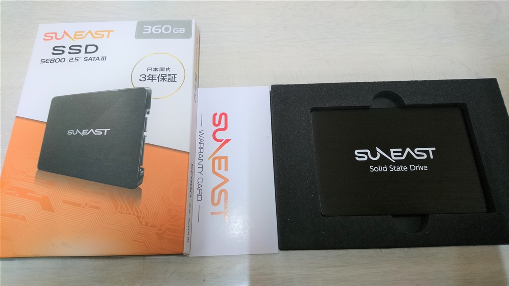 SUNEAST SE90025ST-02TB 内蔵型2.5インチSSD 2TBの+