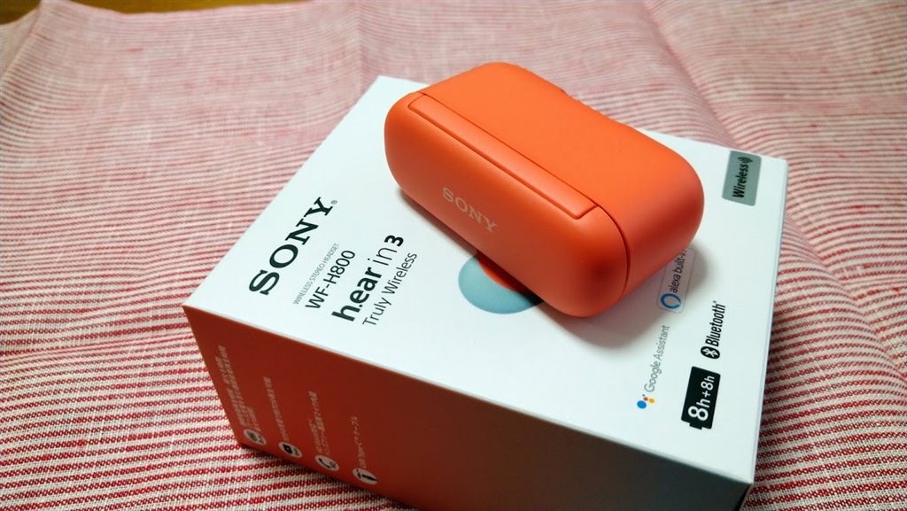 価格.com - 『開封の儀』SONY h.ear in 3 Truly Wireless WF-H800 (D
