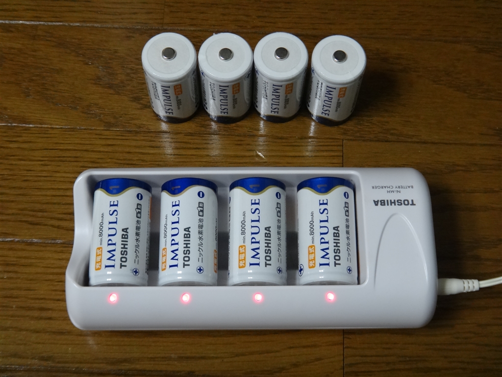 価格.com - 『東芝製充電器』東芝 IMPULSE TNH-1A EJBさんのレビュー・評価投稿画像・写真「普通の充電池」[506997]